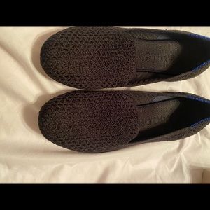 Rothy’s black honeycomb loafers size 10